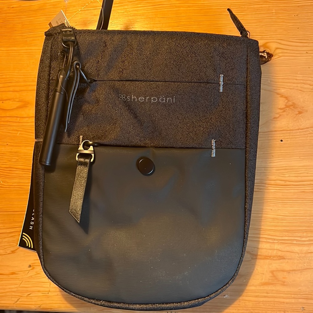 Black Sherpani LIMA Travel Sage Anti-Theft bag